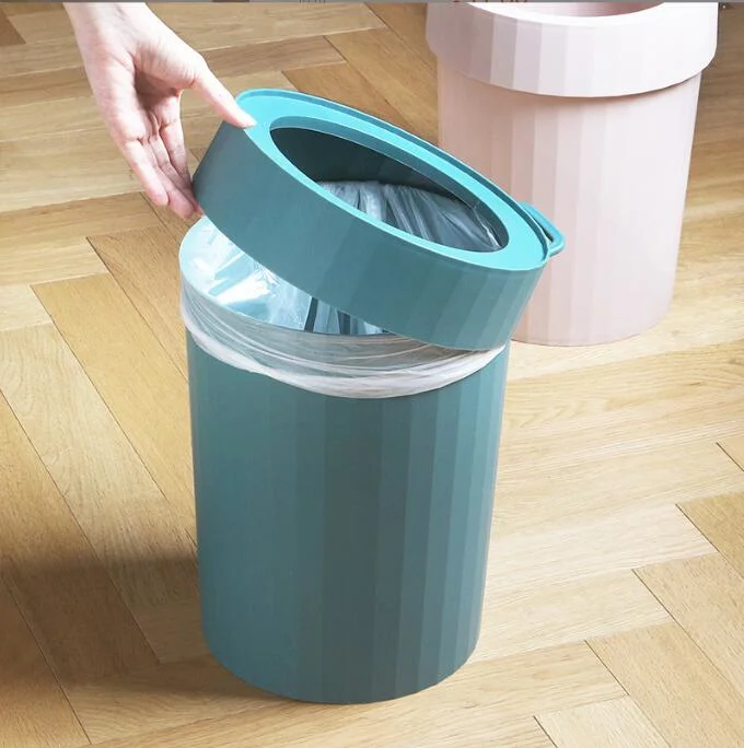 12L Trash Collector Handle Household Trash Bin Countertop Kitchen Items