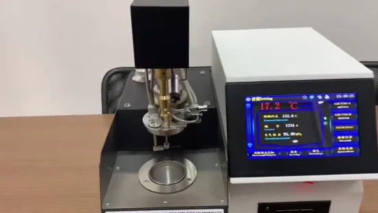 Fully Automated Fuel Diesel Testing Closed Cup Flash Point Tester