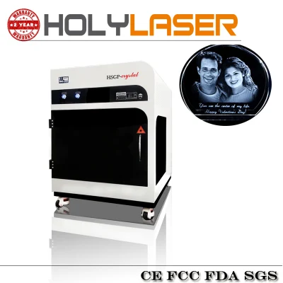 2D 3D Craving Printing Crystal Glass Laser Engraving Machine